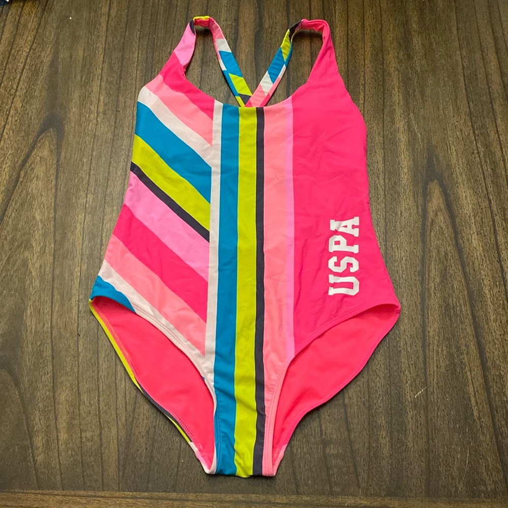 USPA - US Polo Association Swimsuit One Piece size Large (11-13)